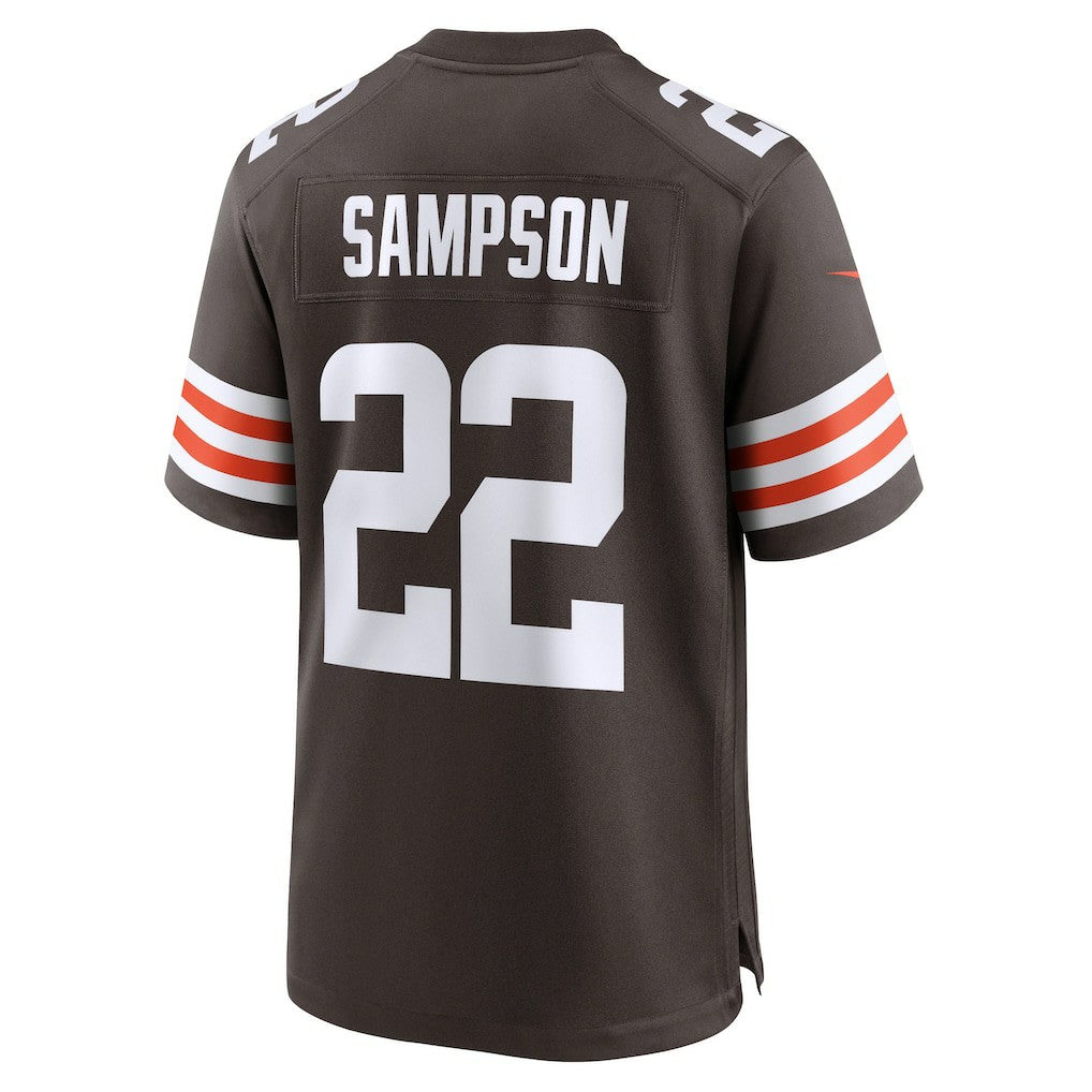 Nike Dylan Sampson Cleveland Browns Team Game Jersey Brown