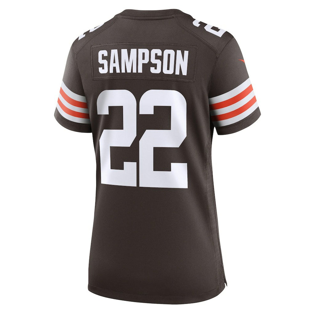 Nike Dylan Sampson Cleveland Browns Women's Team Game Jersey Brown