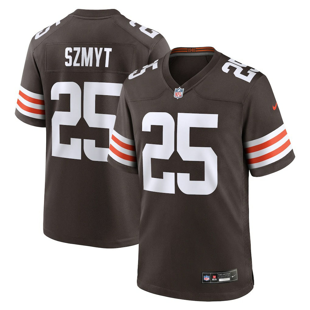 Nike Andre Szmyt Cleveland Browns Team Game Jersey Brown