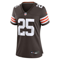 Nike Andre Szmyt Cleveland Browns Women's Team Game Jersey Brown