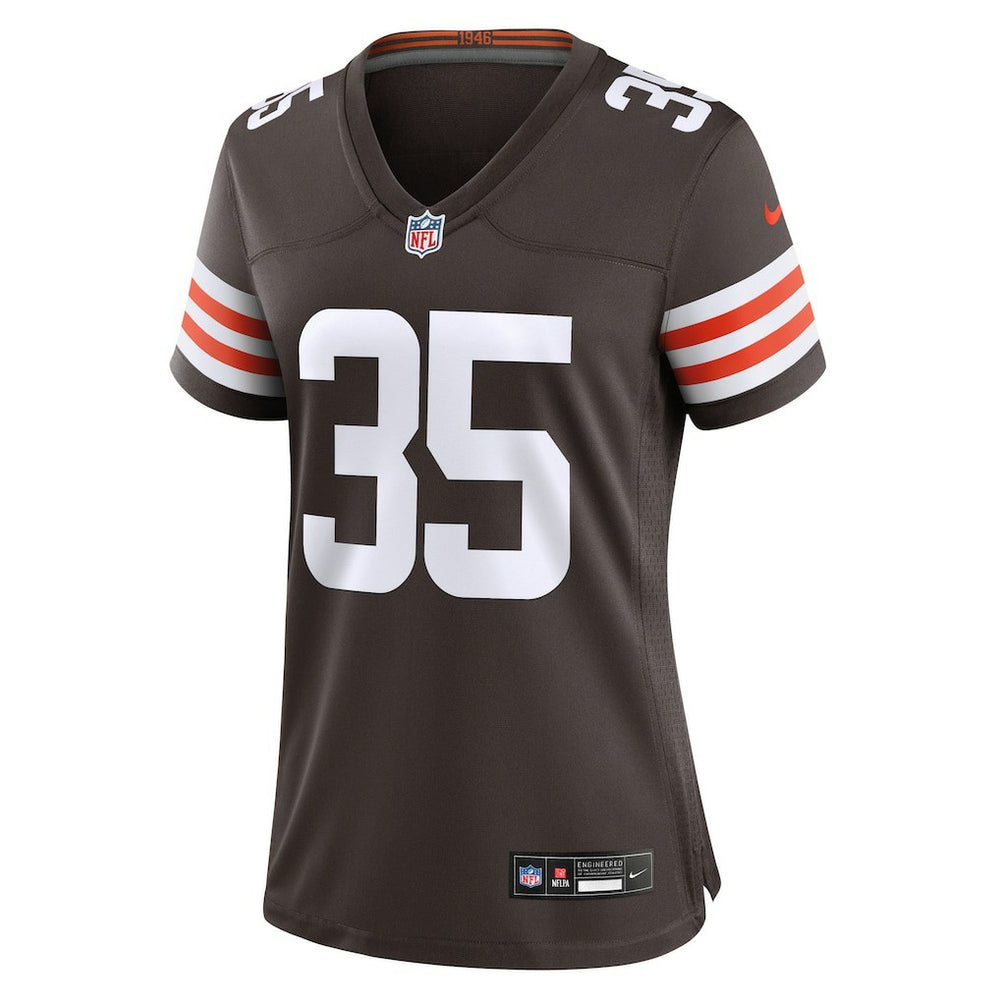Nike Raheim Sanders Cleveland Browns Women's Team Game Jersey Brown