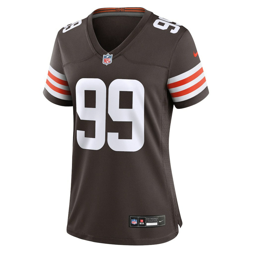 Nike Cameron Thomas Cleveland Browns Women's Team Game Jersey Brown