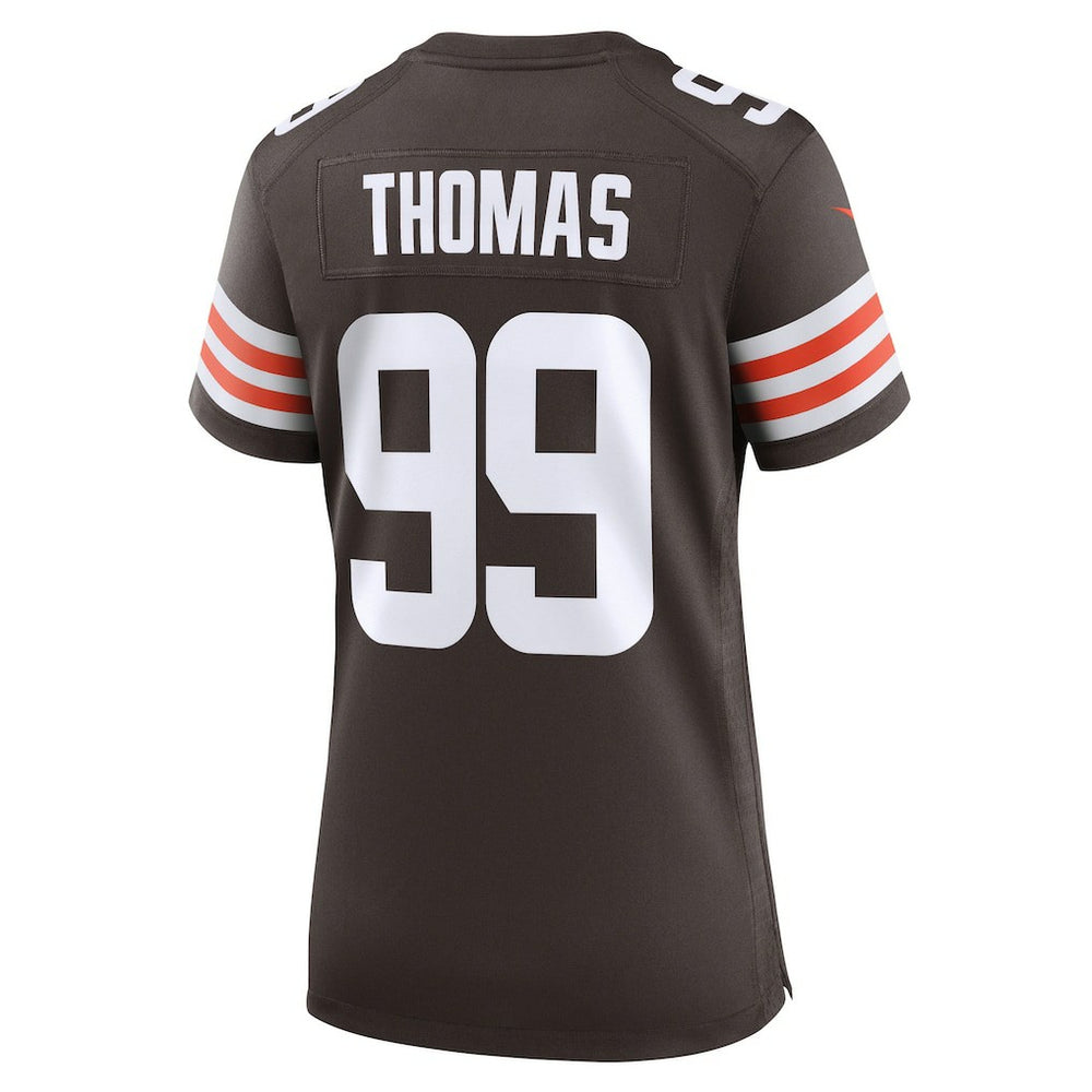 Nike Cameron Thomas Cleveland Browns Women's Team Game Jersey Brown