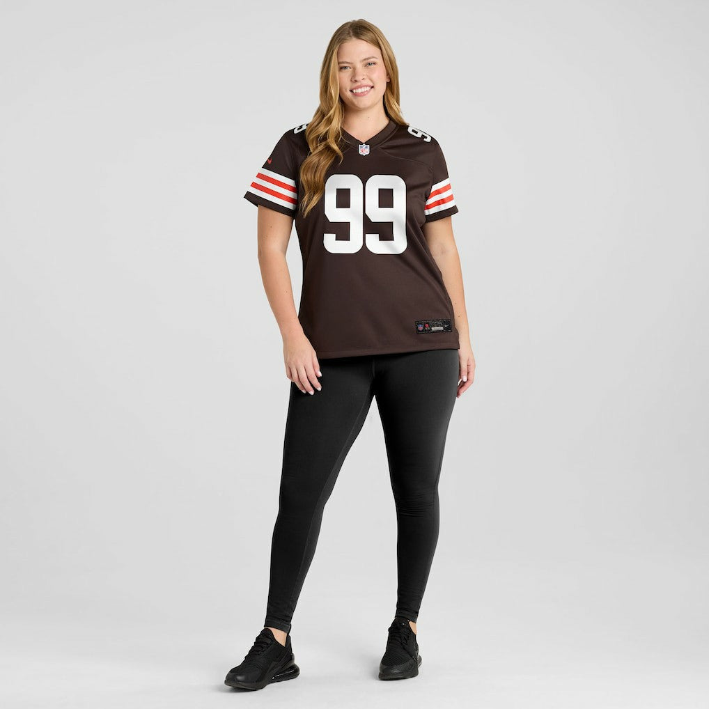 Nike Cameron Thomas Cleveland Browns Women's Team Game Jersey Brown