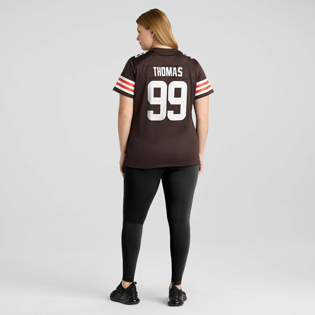 Nike Cameron Thomas Cleveland Browns Women's Team Game Jersey Brown