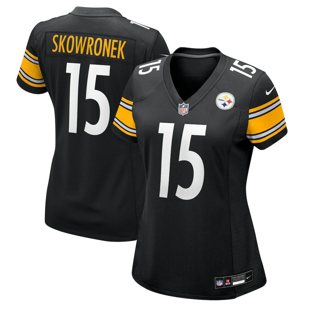 Nike Ben Skowronek Pittsburgh Steelers Women's Team Game Jersey Black