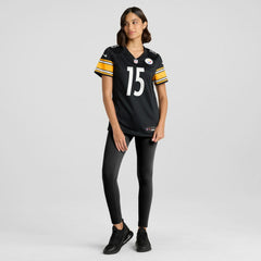 Nike Ben Skowronek Pittsburgh Steelers Women's Team Game Jersey Black
