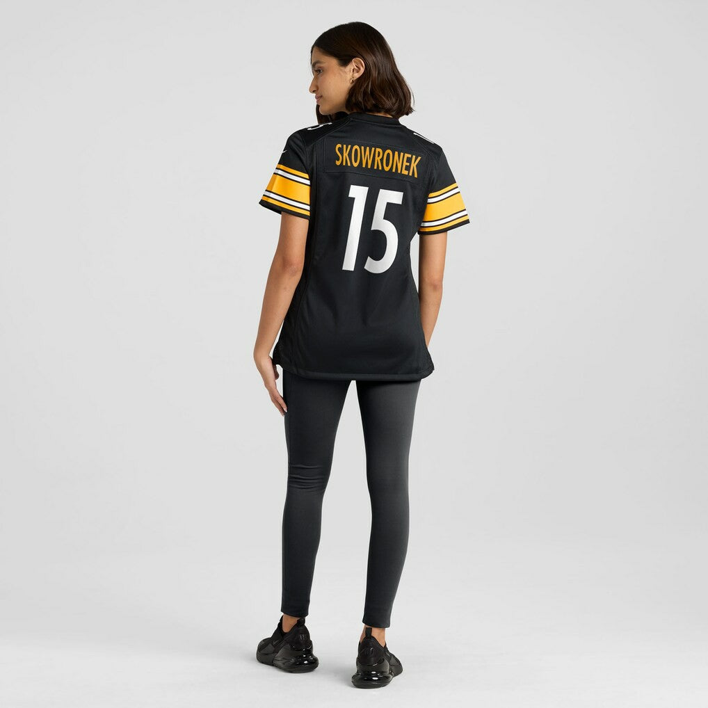 Nike Ben Skowronek Pittsburgh Steelers Women's Team Game Jersey Black