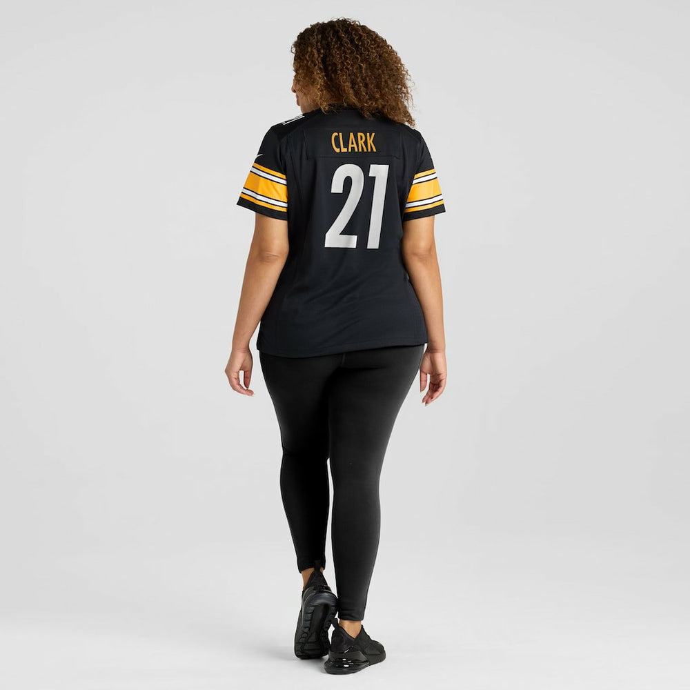 Nike Chuck Clark Pittsburgh Steelers Women's Team Game Jersey Black