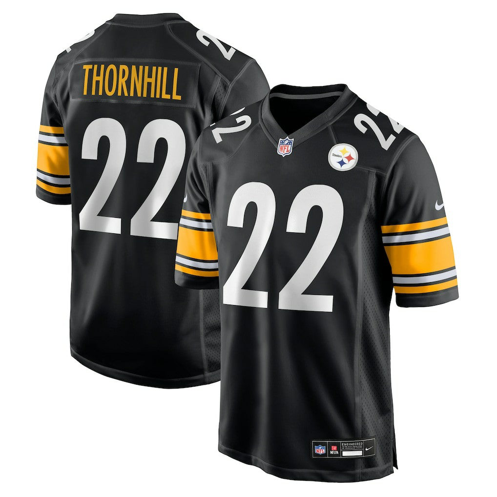 Nike Juan Thornhill Pittsburgh Steelers Team Game Jersey Black