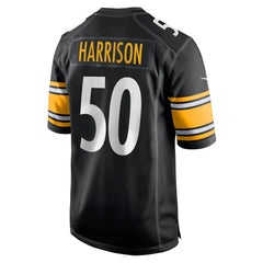 Nike Malik Harrison Pittsburgh Steelers Team Game Jersey Black