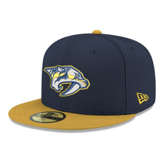 Nashville Predators New Era Core Logo Two-Tone 59FIFTY Fitted Hat - Navy - NHL 203471430