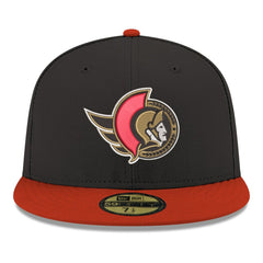 Ottawa Senators New Era Core Logo Two-Tone 59FIFTY Fitted Hat - Black - NHL 203471434