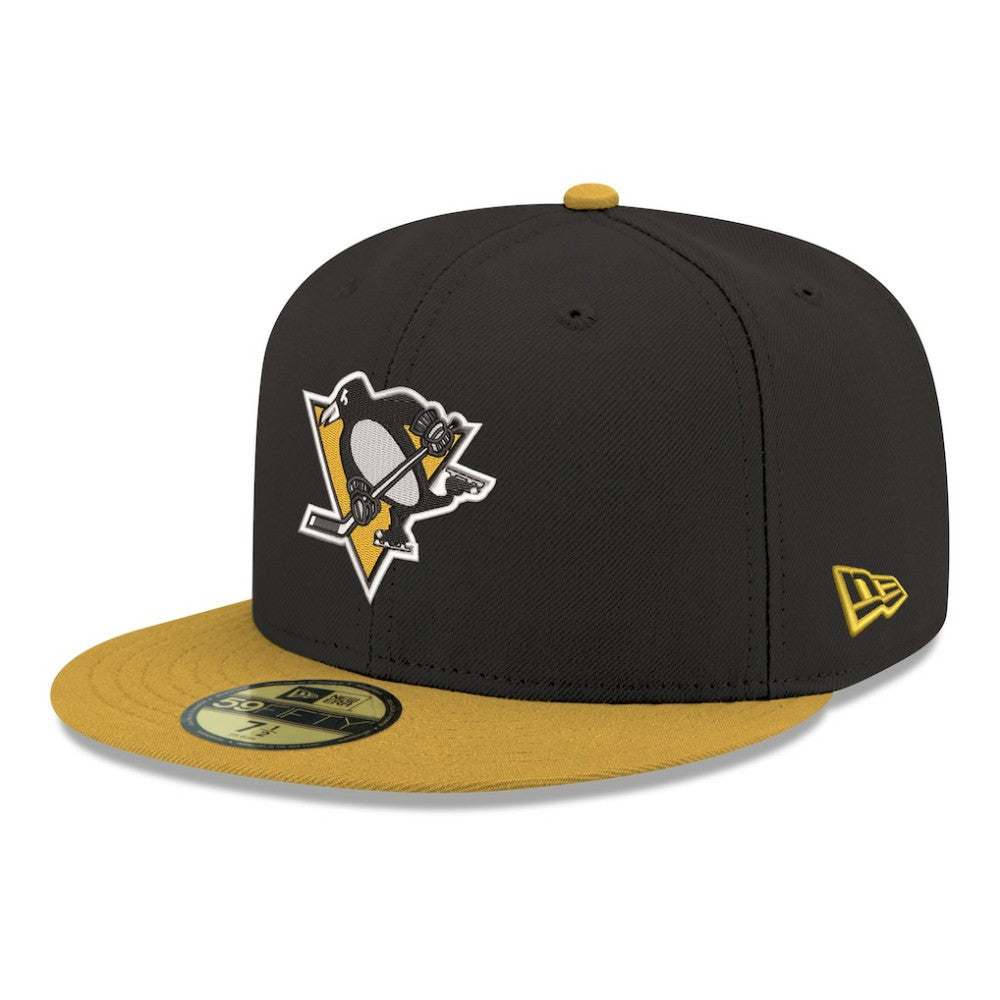 Pittsburgh Penguins New Era Core Logo Two-Tone 59FIFTY Fitted Hat - Black - NHL 203471436