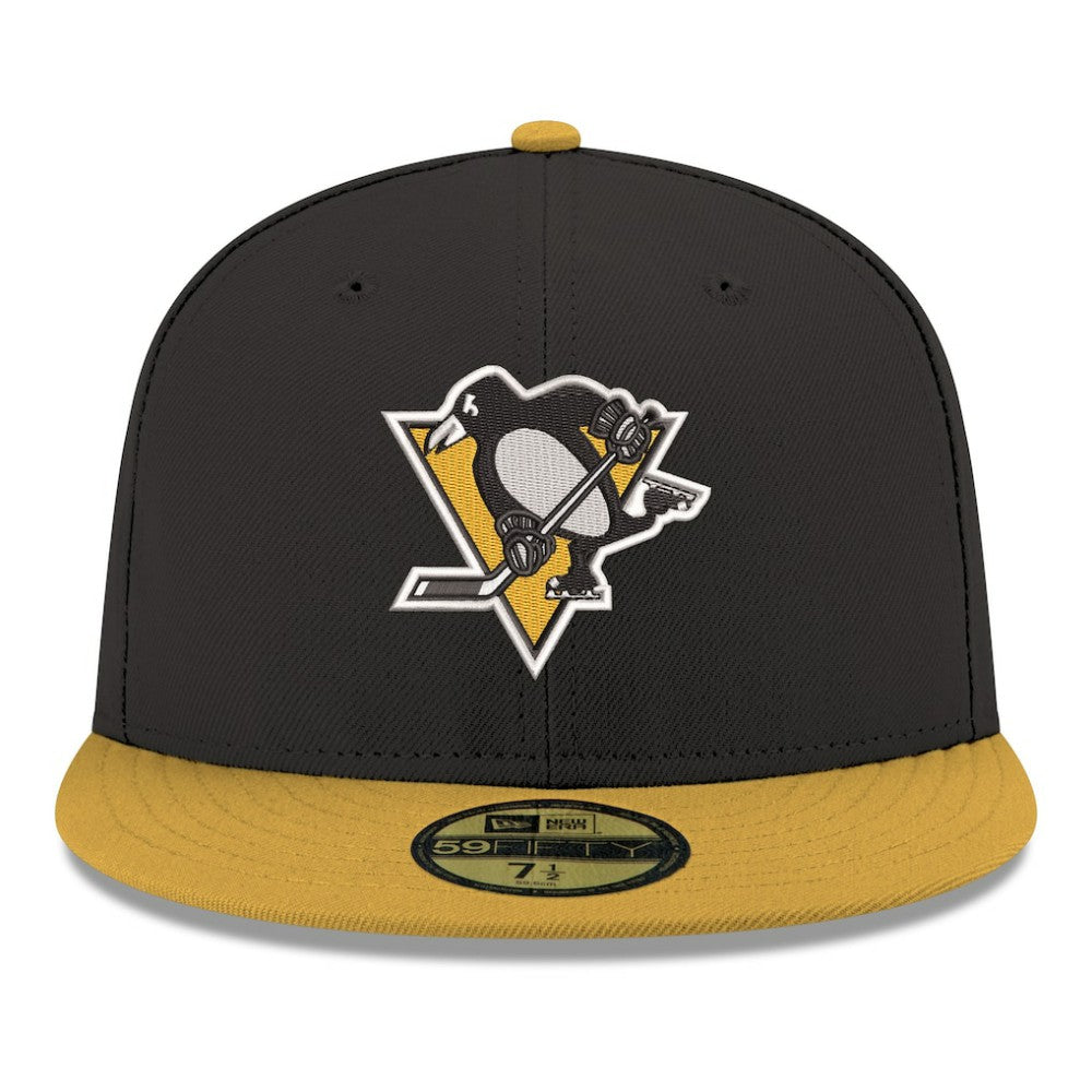Pittsburgh Penguins New Era Core Logo Two-Tone 59FIFTY Fitted Hat - Black - NHL 203471436