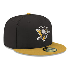 Pittsburgh Penguins New Era Core Logo Two-Tone 59FIFTY Fitted Hat - Black - NHL 203471436