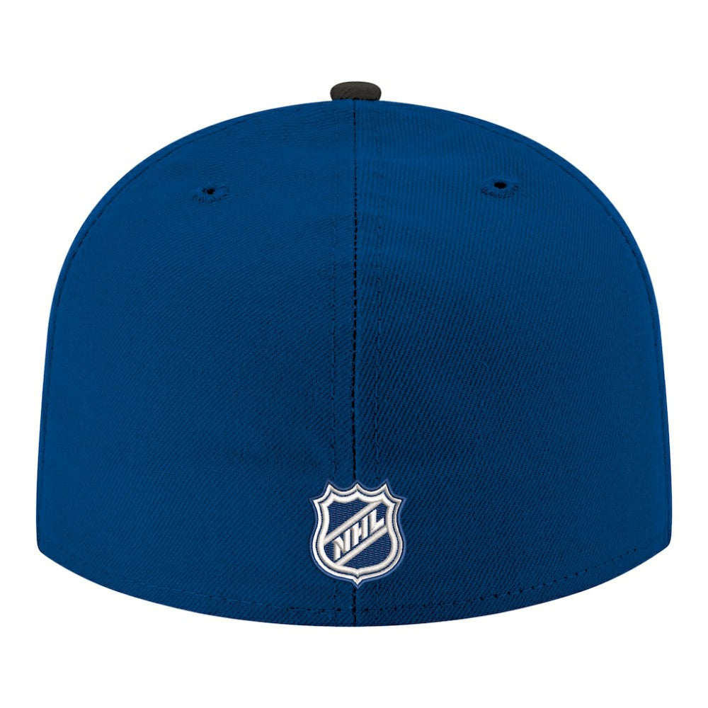 Tampa Bay Lightning New Era Core Logo Two-Tone 59FIFTY Fitted Hat - Blue - NHL 203471441