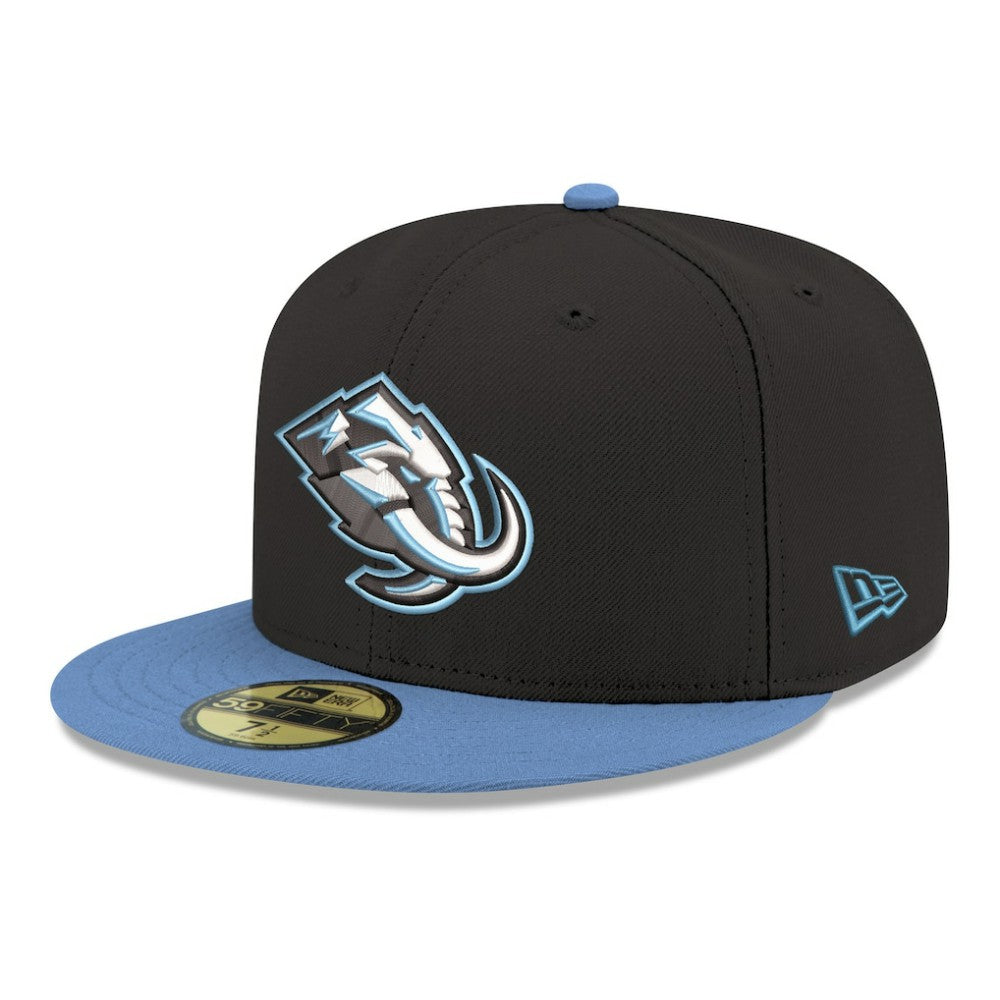 Utah Mammoth New Era Core Logo Two-Tone 59FIFTY Fitted Hat - Black - NHL 203471443