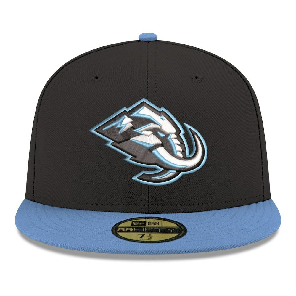 Utah Mammoth New Era Core Logo Two-Tone 59FIFTY Fitted Hat - Black - NHL 203471443