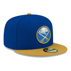 Buffalo Sabres New Era Core Logo Two-Tone 59FIFTY Fitted Hat - Royal - NHL 203471447