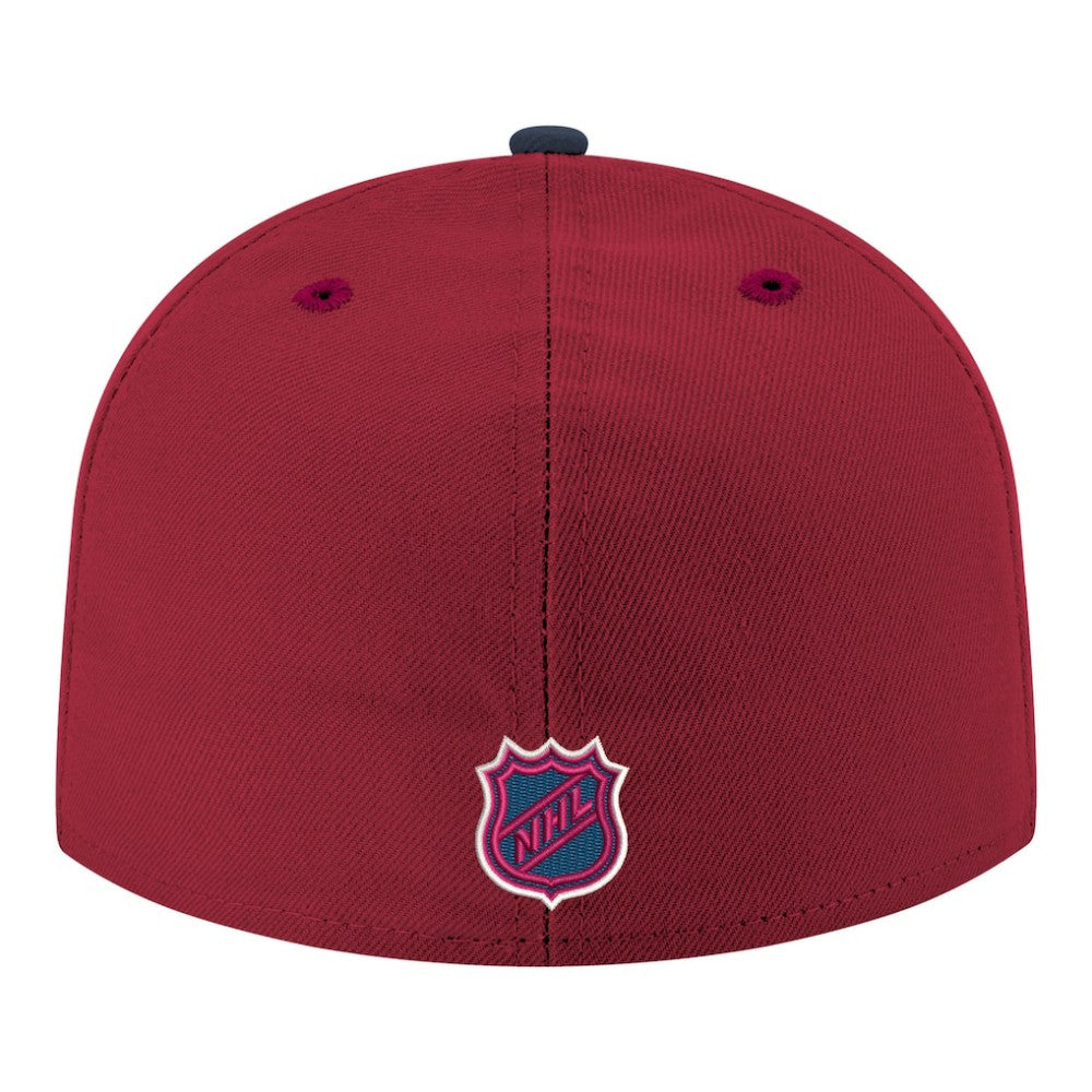 Colorado Avalanche New Era Core Logo Two-Tone 59FIFTY Fitted Hat - Burgundy - NHL 203471448