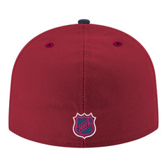 Colorado Avalanche New Era Core Logo Two-Tone 59FIFTY Fitted Hat - Burgundy - NHL 203471448