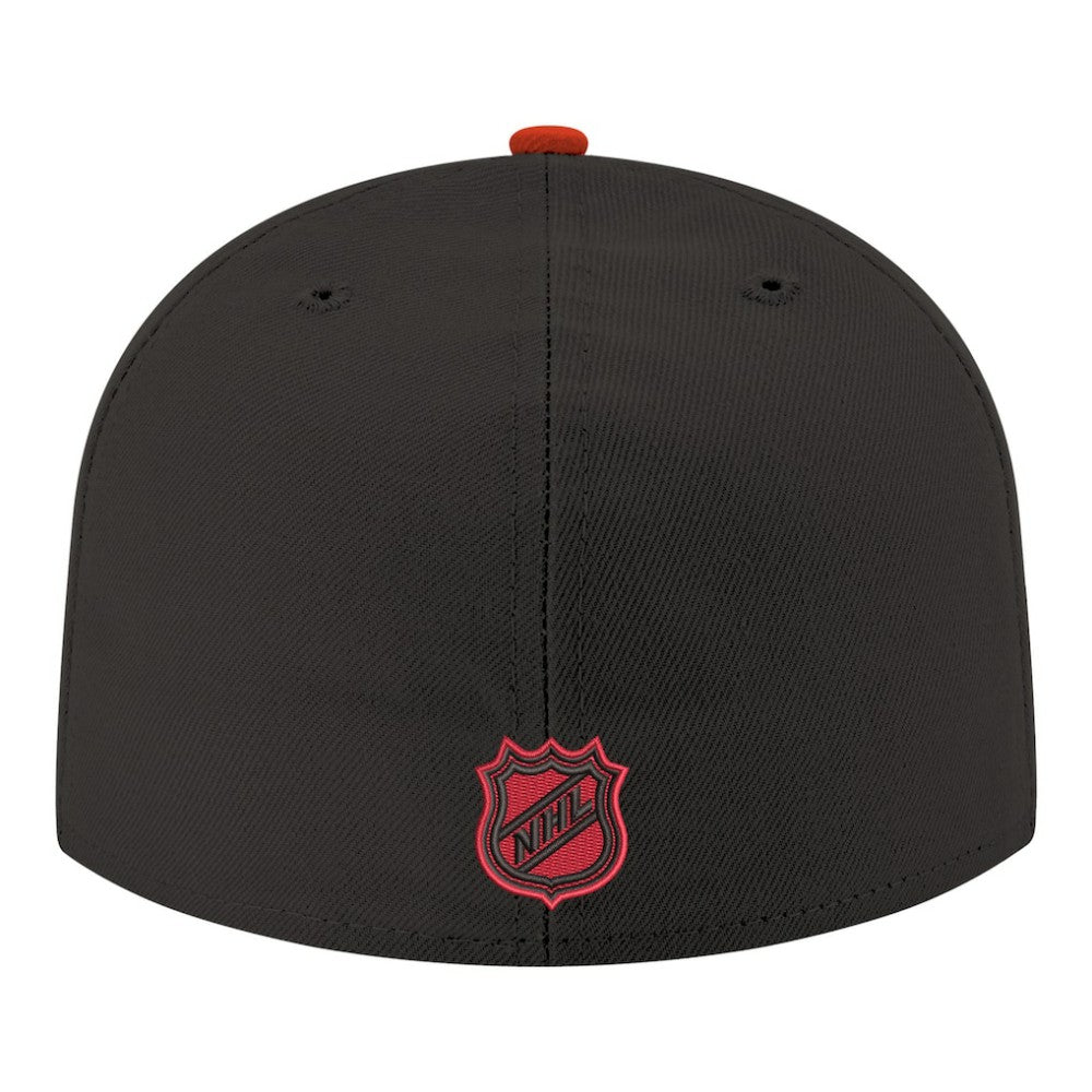 Carolina Hurricanes New Era Core Logo Two-Tone 59FIFTY Fitted Hat - Black - NHL 203471450