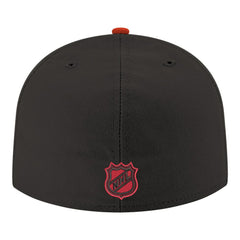 Carolina Hurricanes New Era Core Logo Two-Tone 59FIFTY Fitted Hat - Black - NHL 203471450