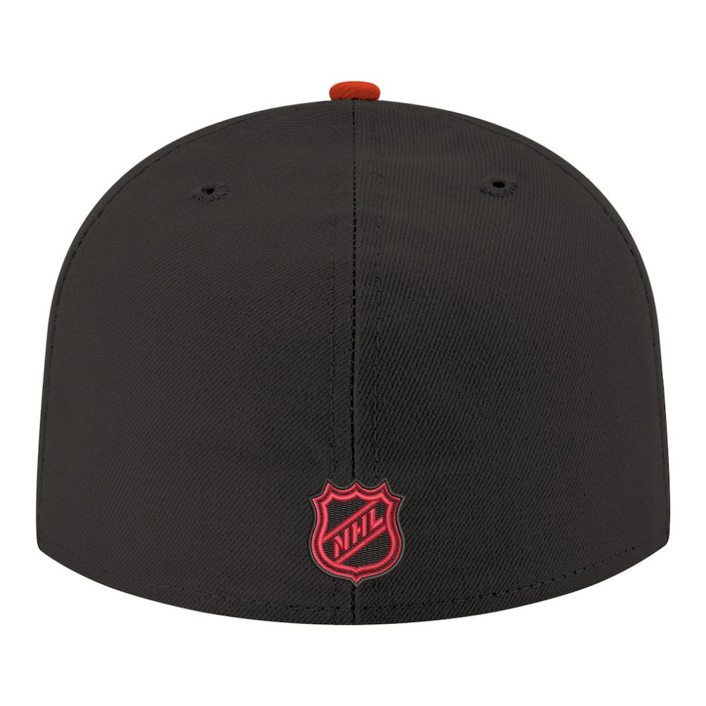 Chicago Blackhawks New Era Core Logo Two-Tone 59FIFTY Fitted Hat - Black - NHL 203471451