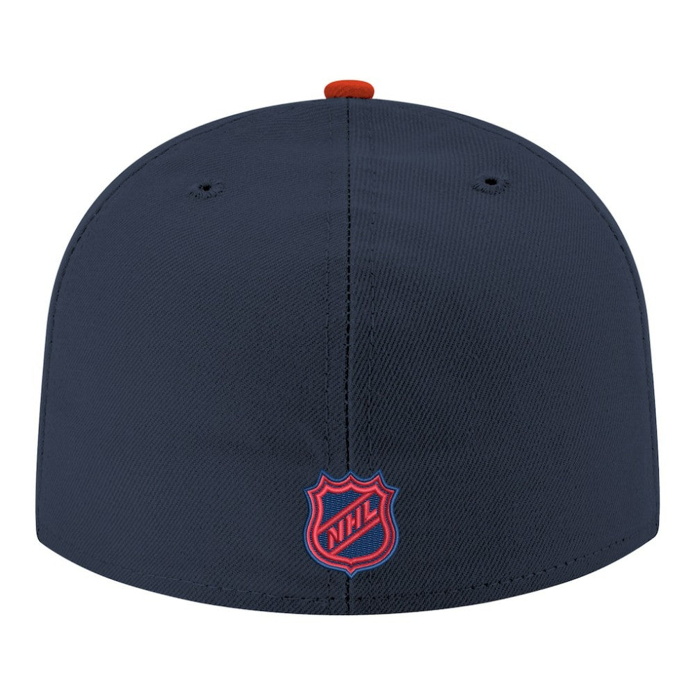 Columbus Blue Jackets New Era Core Logo Two-Tone 59FIFTY Fitted Hat - Navy - NHL 203471453