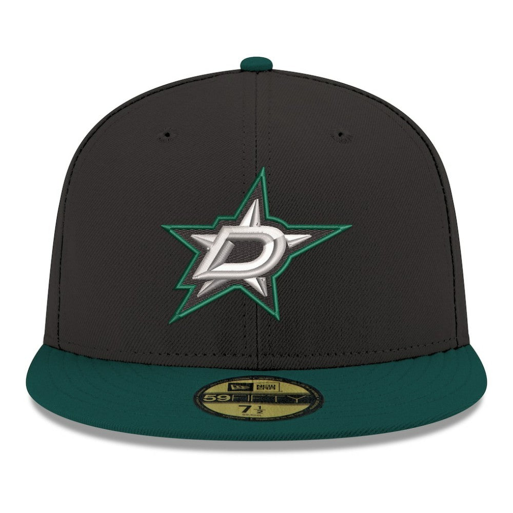 Dallas Stars New Era Core Logo Two-Tone 59FIFTY Fitted Hat - Black - NHL 203471454