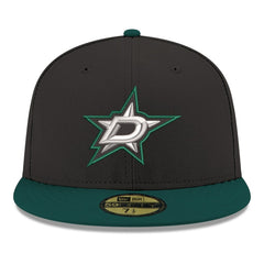 Dallas Stars New Era Core Logo Two-Tone 59FIFTY Fitted Hat - Black - NHL 203471454