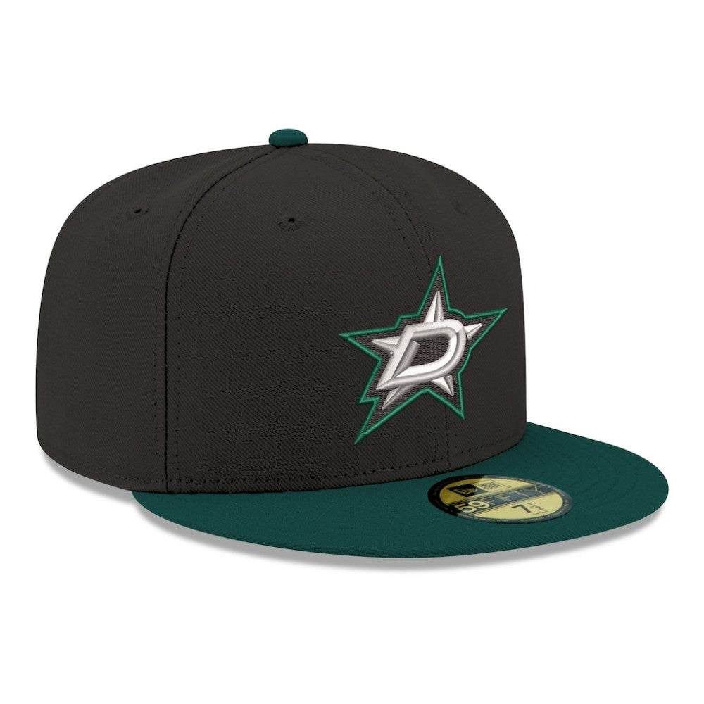 Dallas Stars New Era Core Logo Two-Tone 59FIFTY Fitted Hat - Black - NHL 203471454