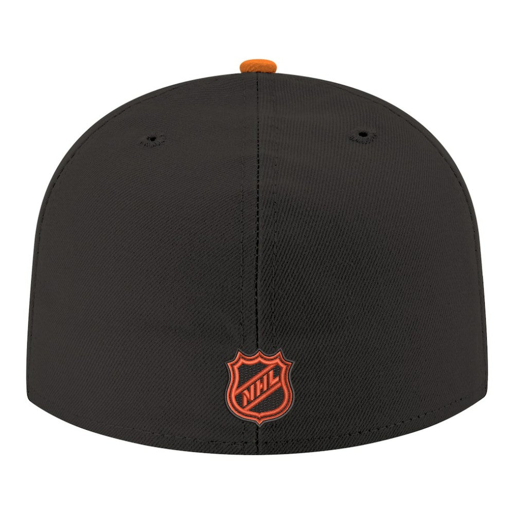 Anaheim Ducks New Era Core Logo Two-Tone 59FIFTY Fitted Hat - Black - NHL 203471456