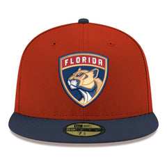 Florida Panthers New Era Core Logo Two-Tone 59FIFTY Fitted Hat - Red - NHL 203471458