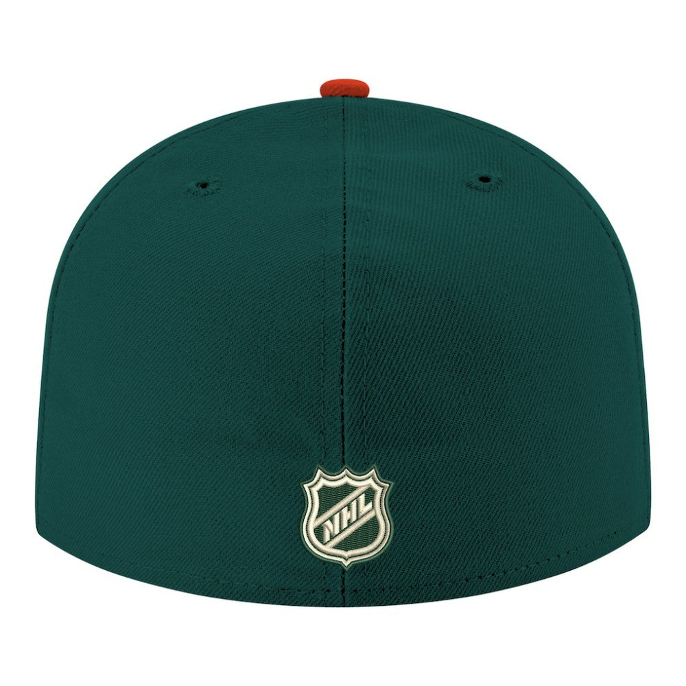 Minnesota Wild New Era Core Logo Two-Tone 59FIFTY Fitted Hat - Green - NHL 203471459