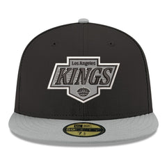 Los Angeles Kings New Era Core Logo Two-Tone 59FIFTY Fitted Hat - Black - NHL 203471460