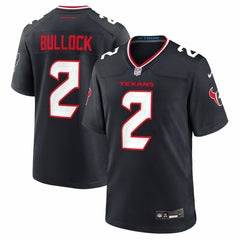 Nike Calen Bullock Houston Texans Team Game Jersey Navy