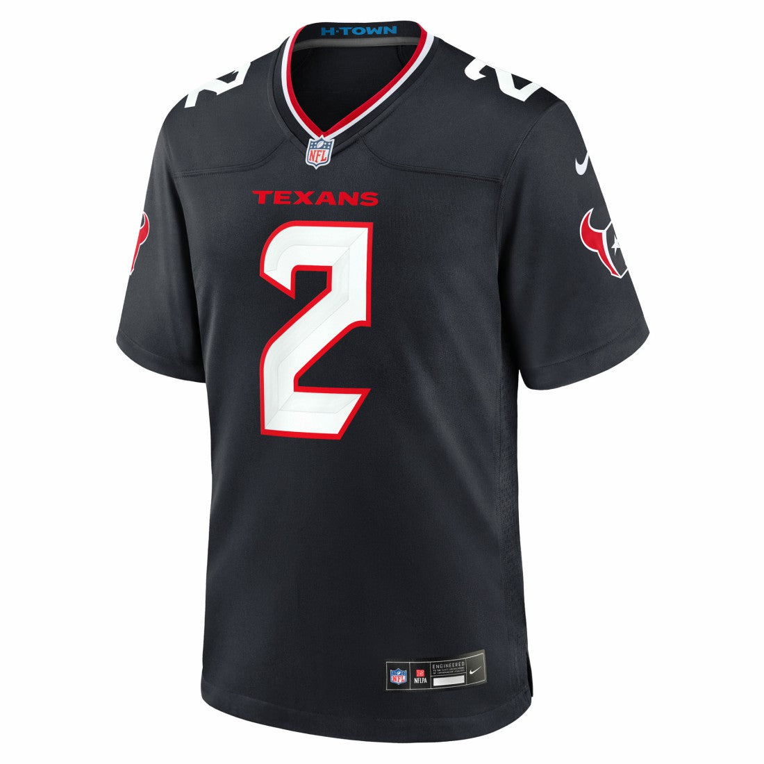 Nike Calen Bullock Houston Texans Team Game Jersey Navy