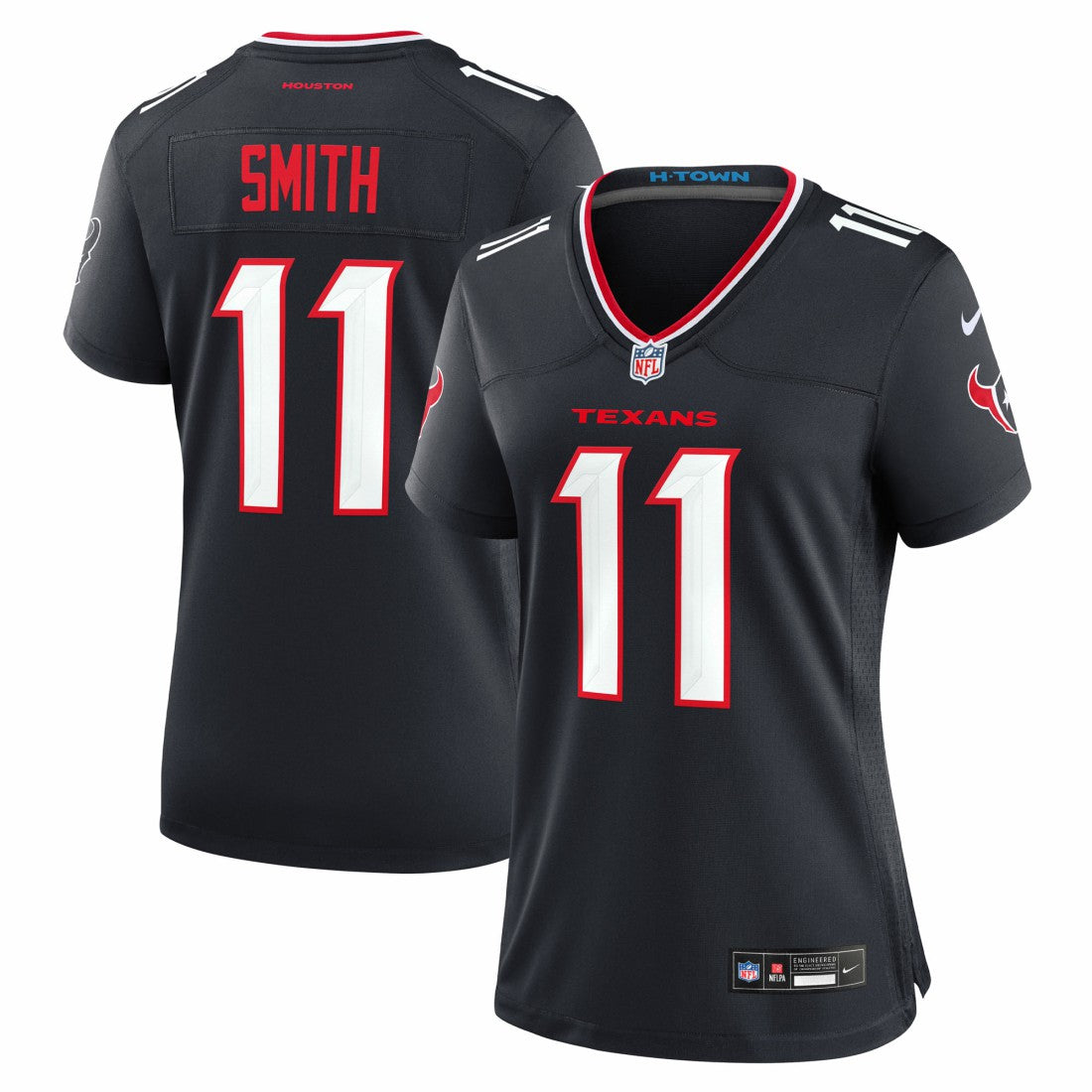 Nike Tremon Smith Houston Texans Women's Team Game Jersey Navy