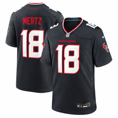 Nike Graham Mertz Houston Texans Team Game Jersey Navy