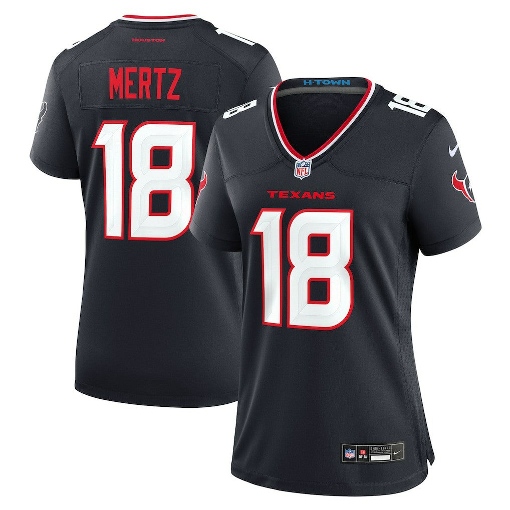 Nike Graham Mertz Houston Texans Women's Team Game Jersey Navy