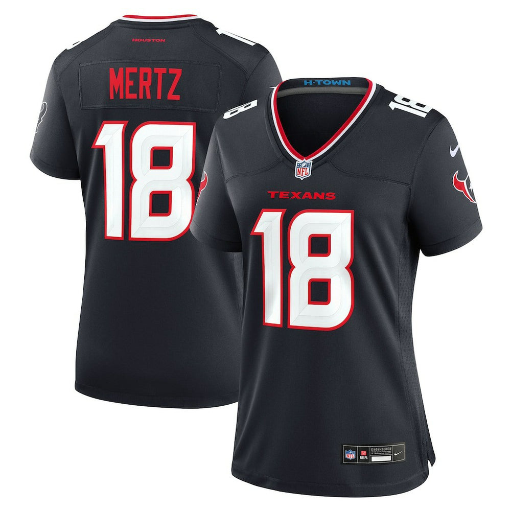 Nike Graham Mertz Houston Texans Women's Team Game Jersey Navy