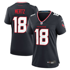 Nike Graham Mertz Houston Texans Women's Team Game Jersey Navy
