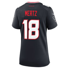 Nike Graham Mertz Houston Texans Women's Team Game Jersey Navy