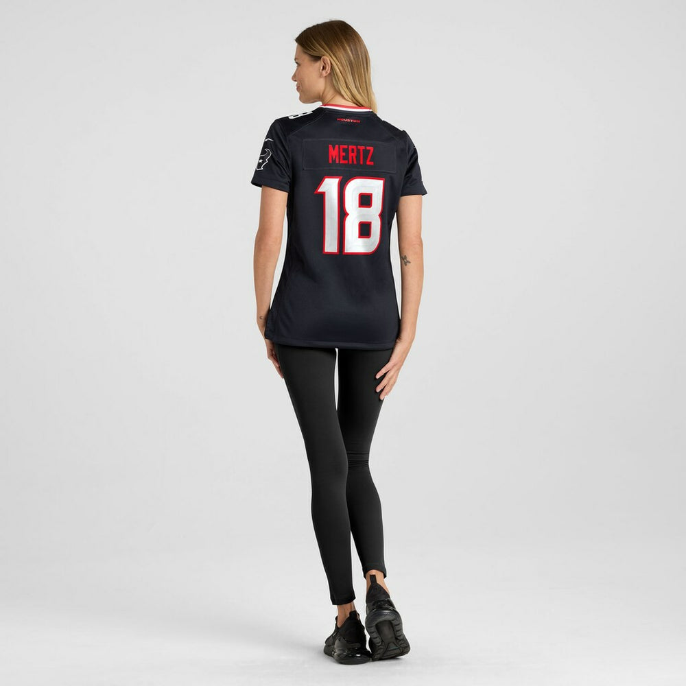 Nike Graham Mertz Houston Texans Women's Team Game Jersey Navy