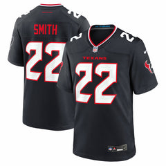 Nike Jaylin Smith Houston Texans Team Game Jersey Navy