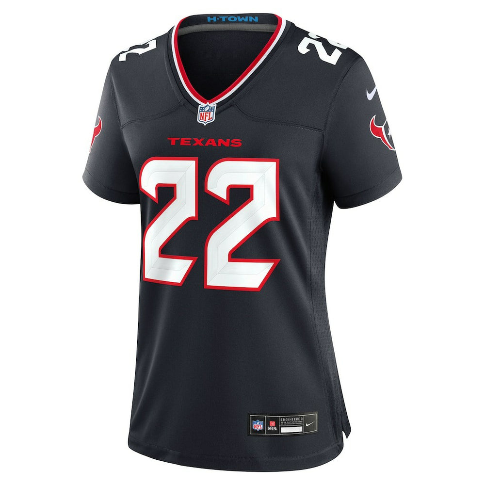 Nike Jaylin Smith Houston Texans Women's Team Game Jersey Navy