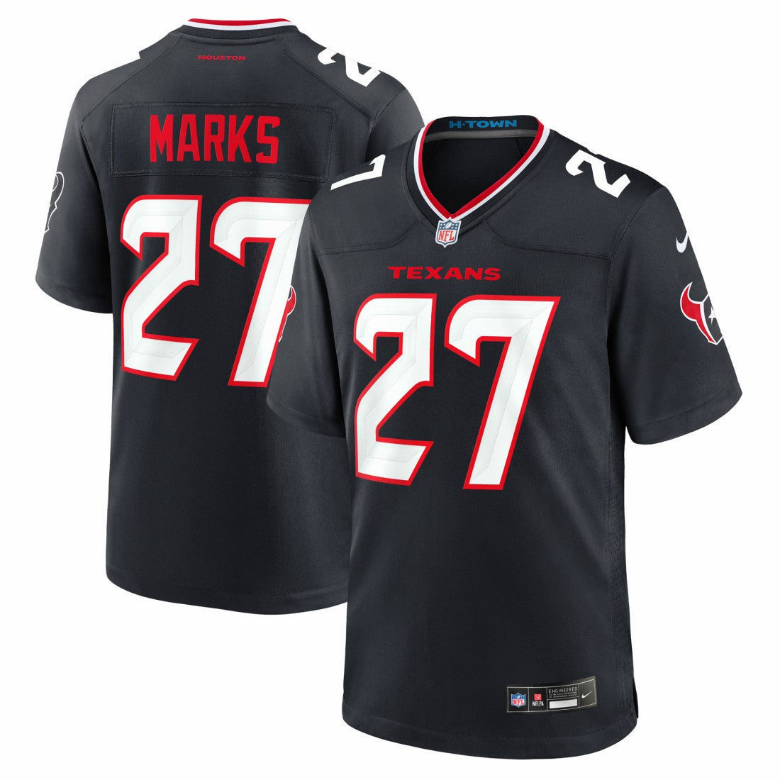 Nike Woody Marks Houston Texans Team Game Jersey Navy