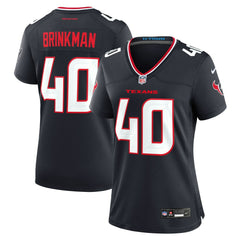 Nike Austin Brinkman Houston Texans Women's Team Game Jersey Navy